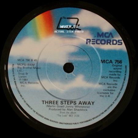 The Look - Tonight / Three Steps Away side B