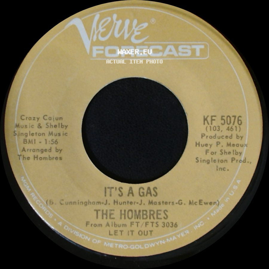The Hombres - Am I High / It's A Gas side B