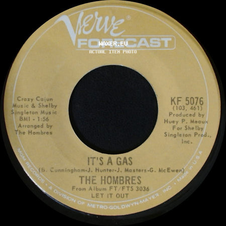 The Hombres - Am I High / It's A Gas side B