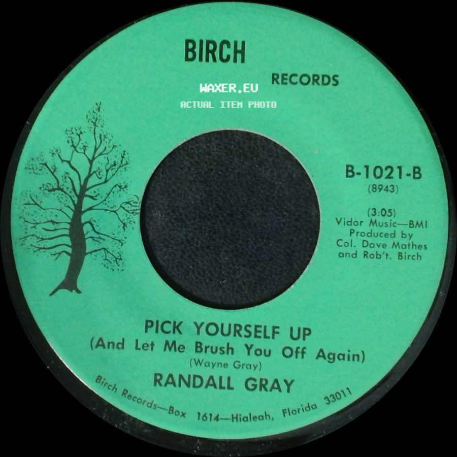 Randall Gray - Pick Yourself Up (And Let Me Brush You Off Again) / It's All I've Got side A
