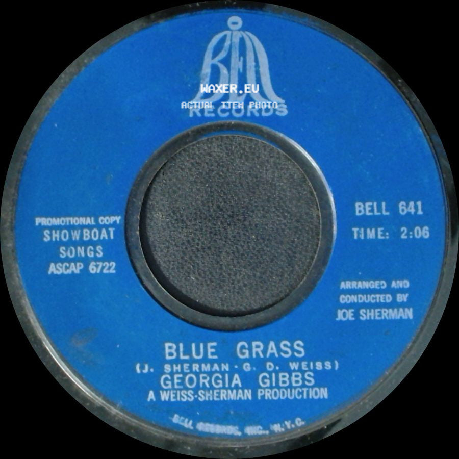 Georgia Gibbs - Kiss Of Fire / Blue Grass side B