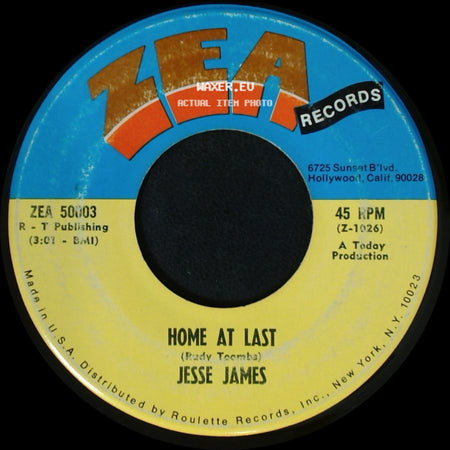 Jesse James - I Need You Baby / Home At Last side B