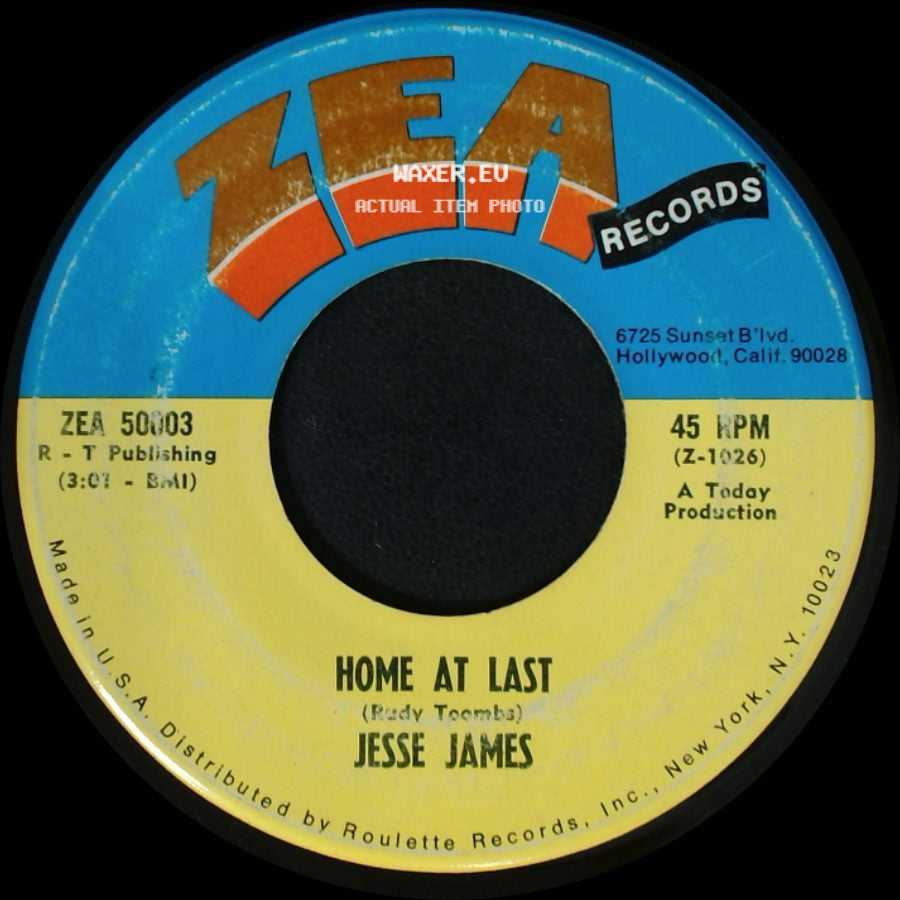 Jesse James - I Need You Baby / Home At Last side B
