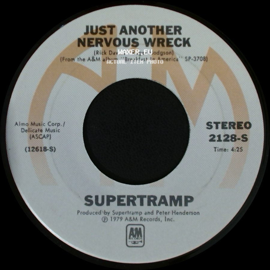 Supertramp - The Logical Song / Just Another Nervous Wreck side B
