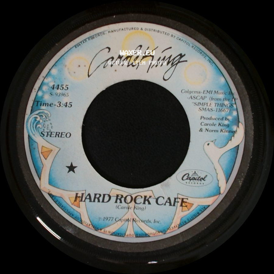 Carole King - To Know That I Love You / Hard Rock Cafe side B