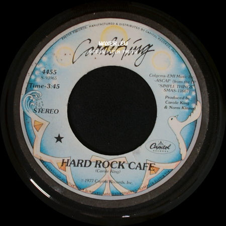 Carole King - To Know That I Love You / Hard Rock Cafe side B