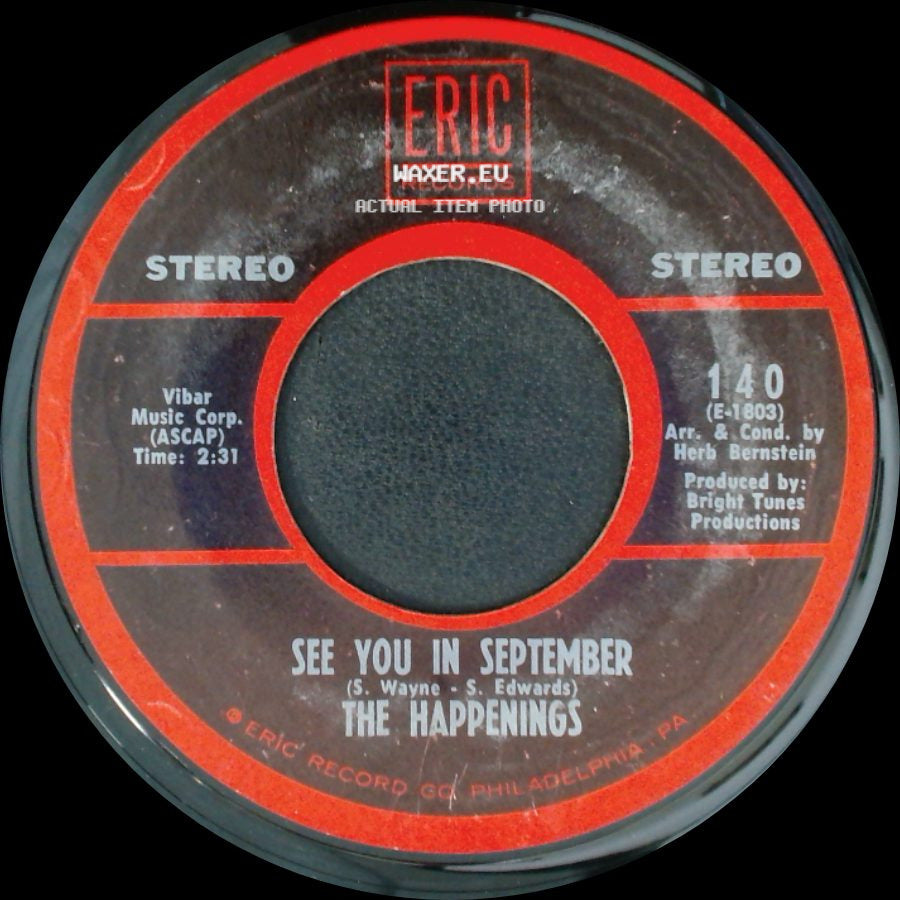 The Happenings - Go Away Little Girl / See You In September side B