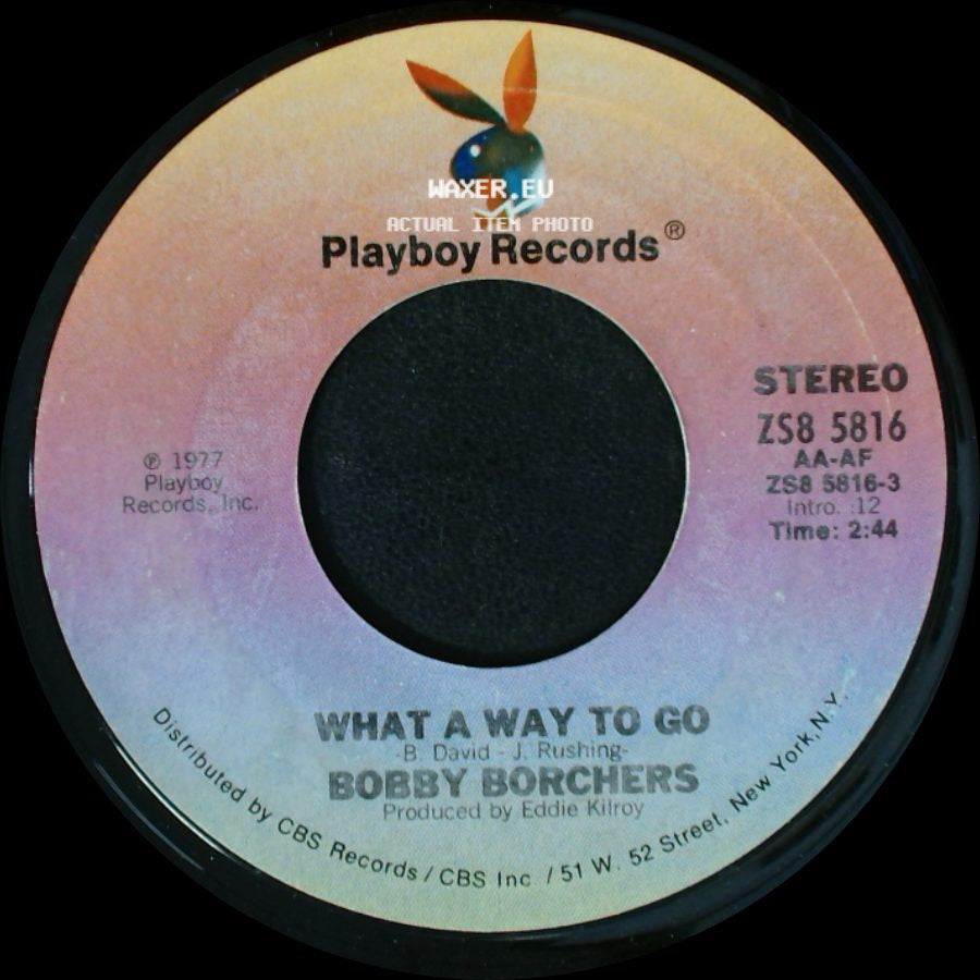 Bobby Borchers - Lunch-Time Lovers / What A Way To Go side B