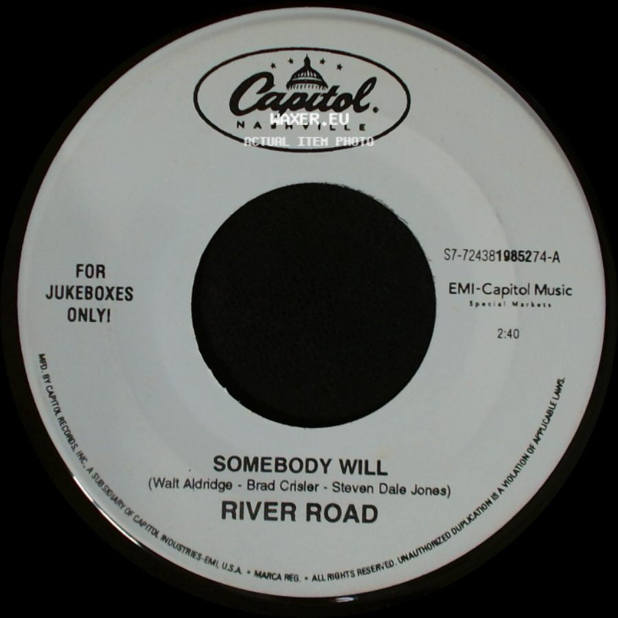 River Road - As If You Didn't Know / Somebody Will side B