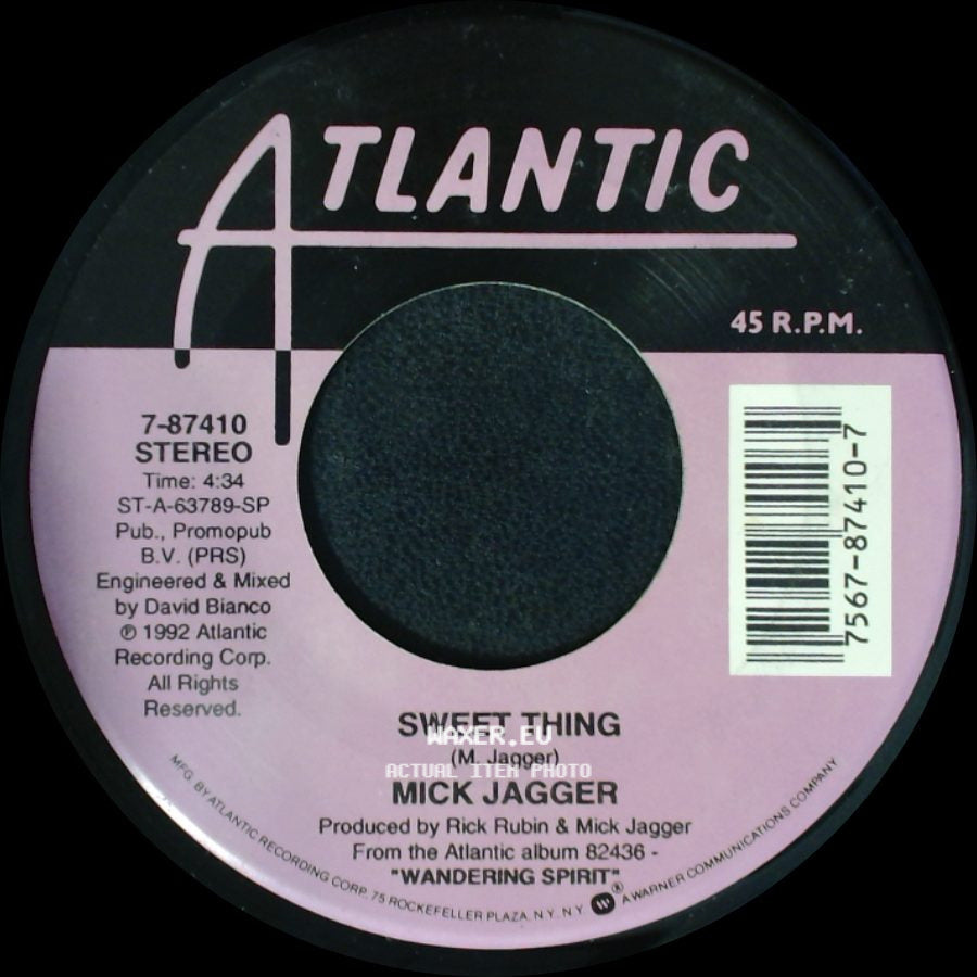 Mick Jagger - Sweet Thing / Wandering Spirit side A