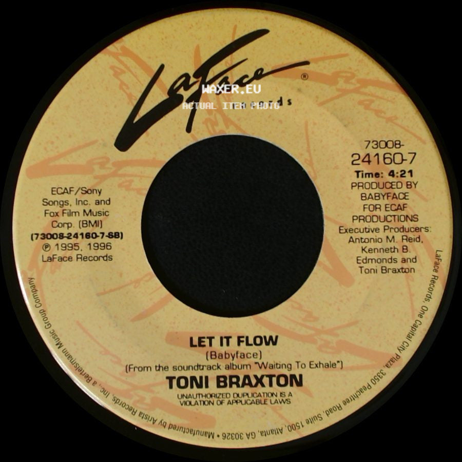 Toni Braxton - Let It Flow / You're Making Me High side A