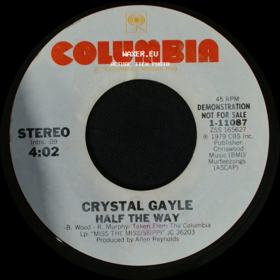 Crystal Gayle - Half The Way / Half The Way side A