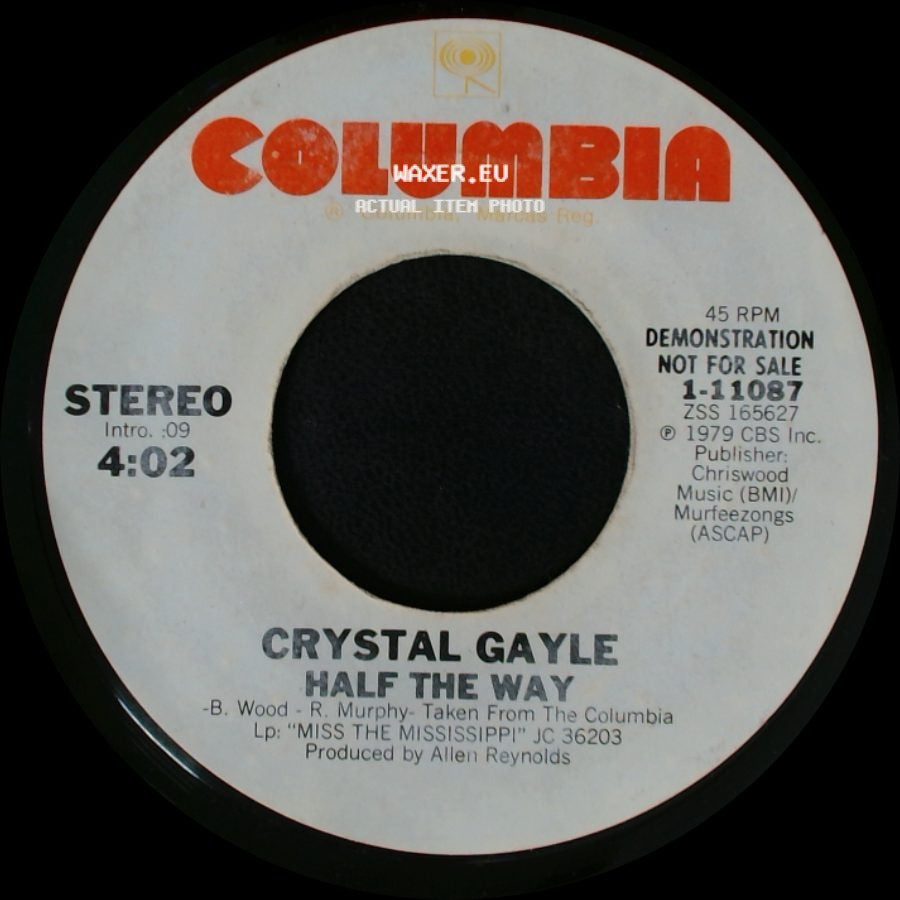 Crystal Gayle - Half The Way / Half The Way side B
