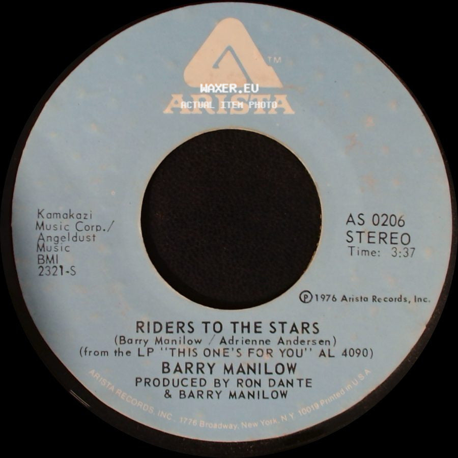 Barry Manilow - This One's For You / Riders To The Stars side B