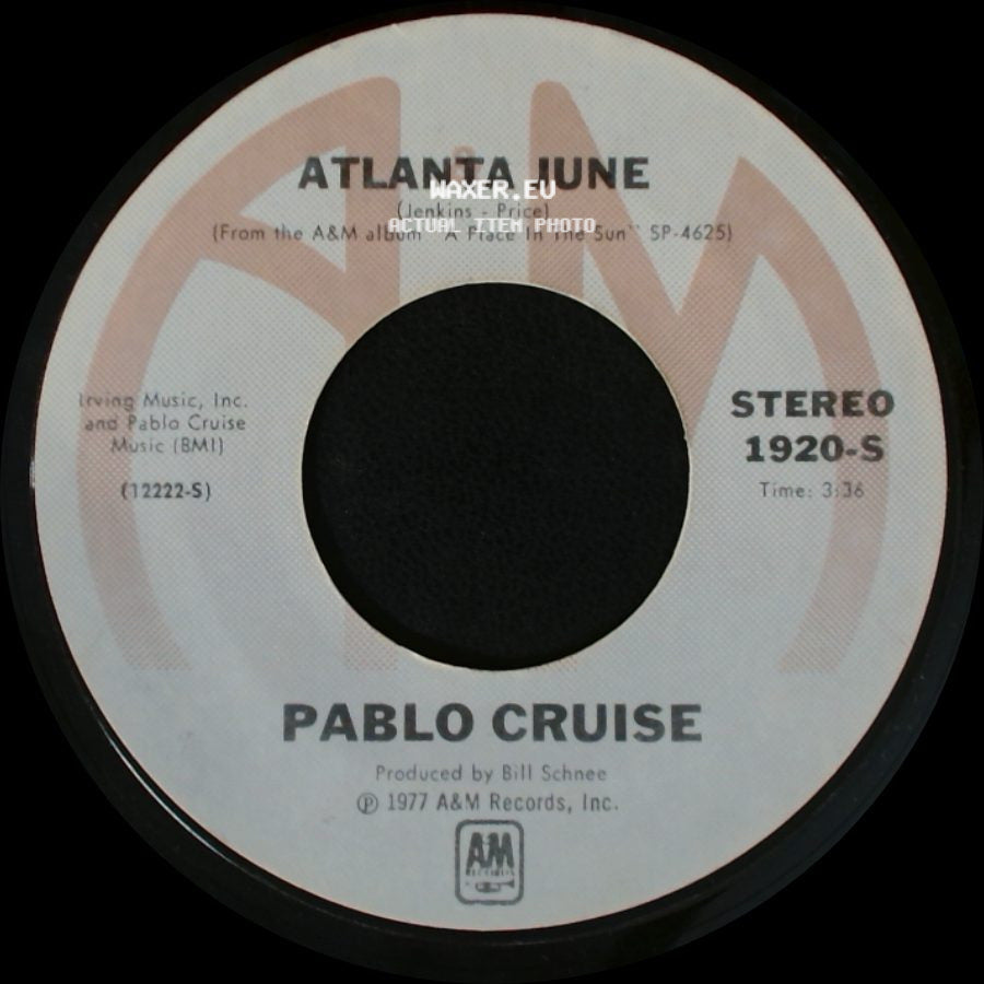 Pablo Cruise - Whatcha Gonna Do? / Atlanta June side B