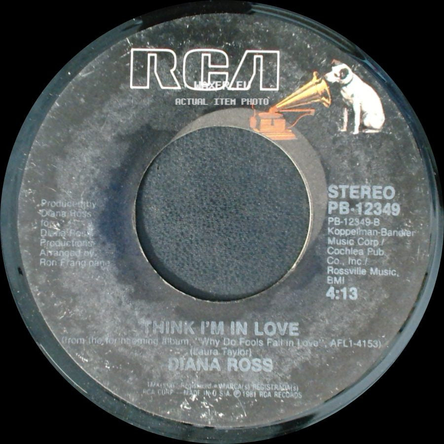 Diana Ross - Why Do Fools Fall In Love / Think I'm In Love side B