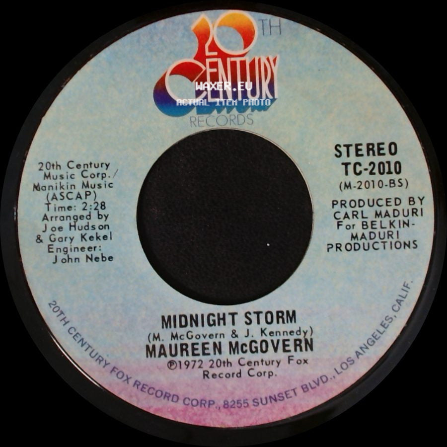 Maureen Mcgovern - The Morning After Song From The Poseidon Adventure / Midnight Storm side B