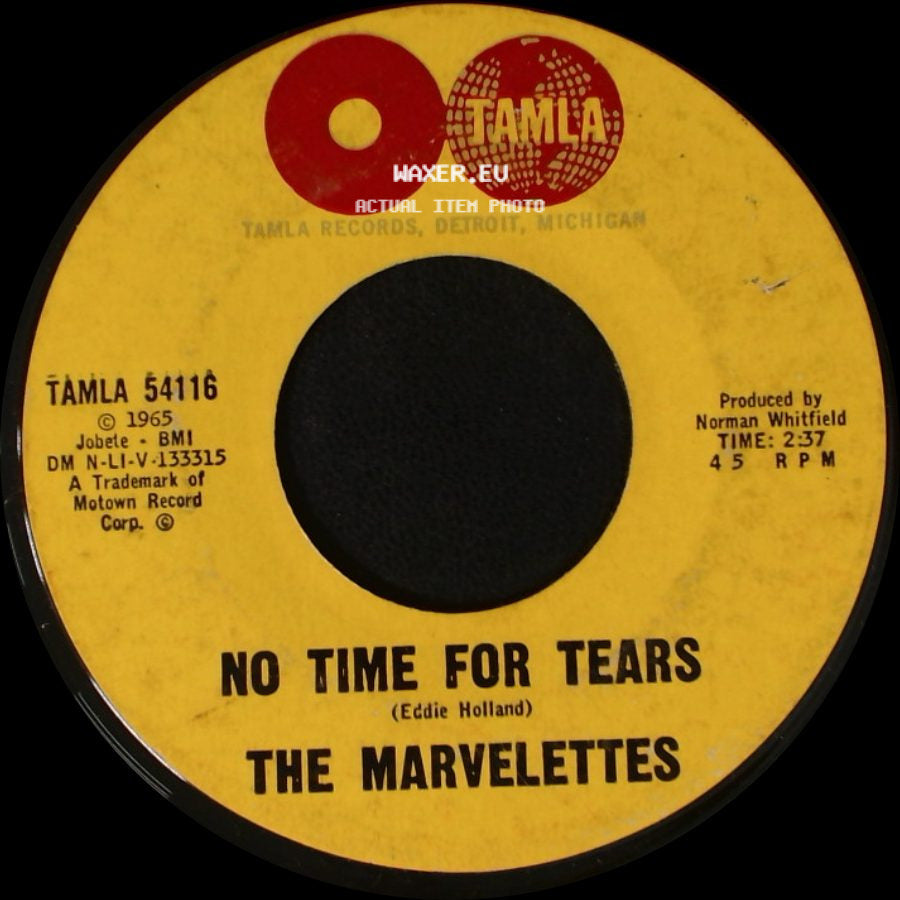 The Marvelettes - No Time For Tears / I'll Keep Holding On side A