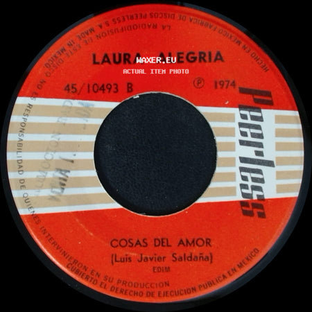 Laura Alegria - Porque Papa No Esta Contigo / Cosas Del Amor side B