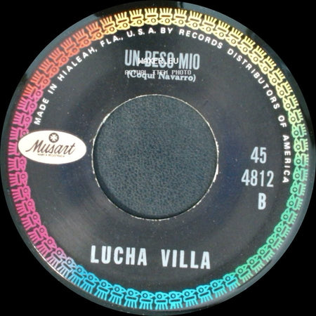 Lucha Villa - Un Beso Mio / Guitarras De Media Noche side A