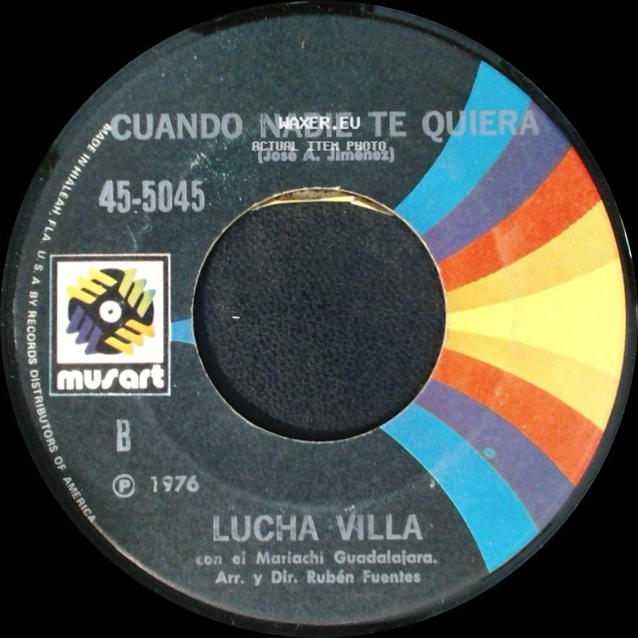 Lucha Villa - Cuando Nadie Te Quiera / No Me Dejes Nunca, Nunca, Nunca side A