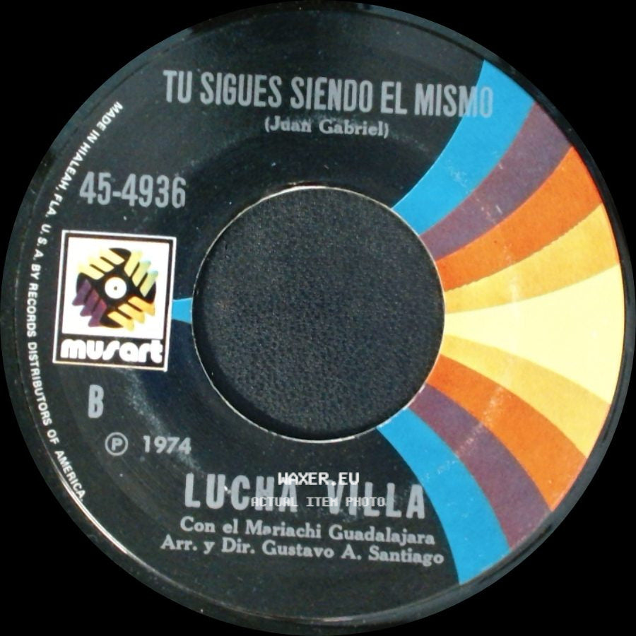 Lucha Villa - Tu Sigues Siendo El Mismo / Mi Arbol Y Yo side A