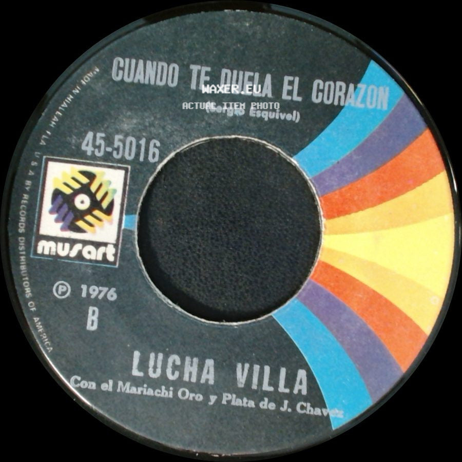 Lucha Villa - Ya No Insistas Corazon / Cuando Te Duela El Corazon side B