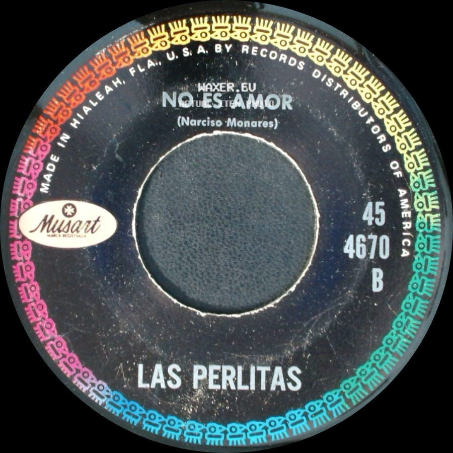 Las Perlitas - No Es Amor / Estoy Pensando side A