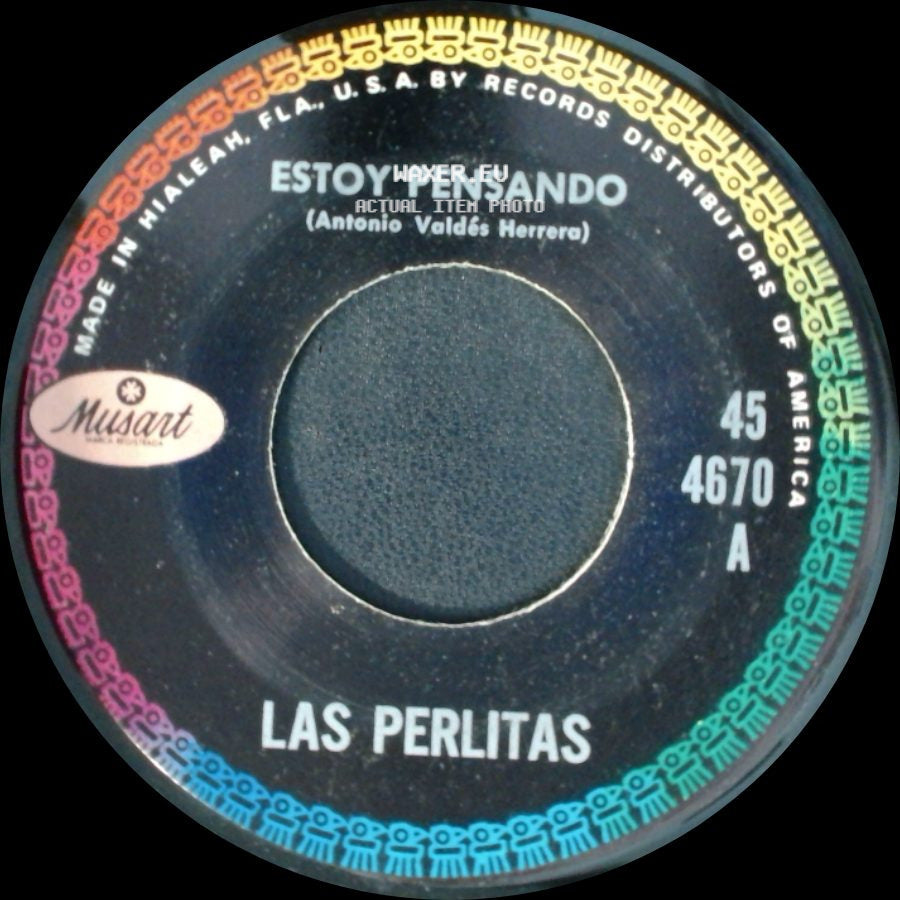 Las Perlitas - No Es Amor / Estoy Pensando side B
