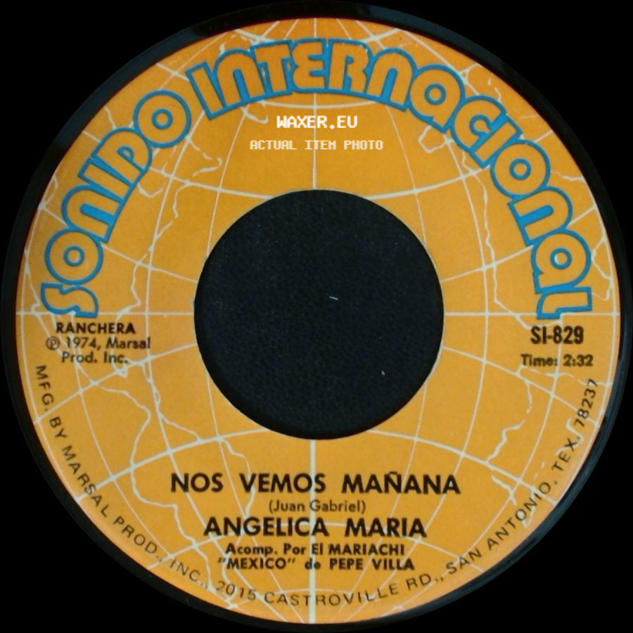 Angelica Maria - Donde Estas, Vidita Mia / Nos Vemos Mañana side B