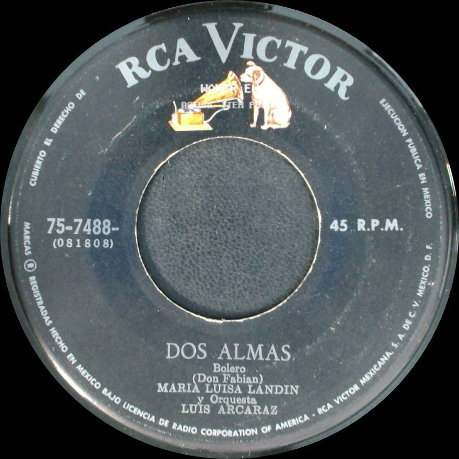Maria Luisa Landin Y Orquesta Luis Arcaraz / Maria Luisa Landin - Dejame En Paz / Dos Almas side B