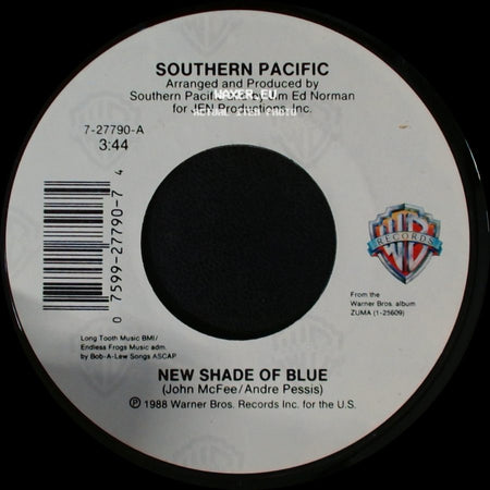 Southern Pacific - New Shade Of Blue / Just Hang On side A