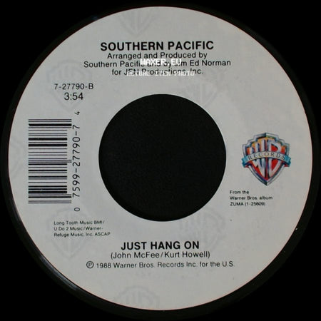 Southern Pacific - New Shade Of Blue / Just Hang On side B