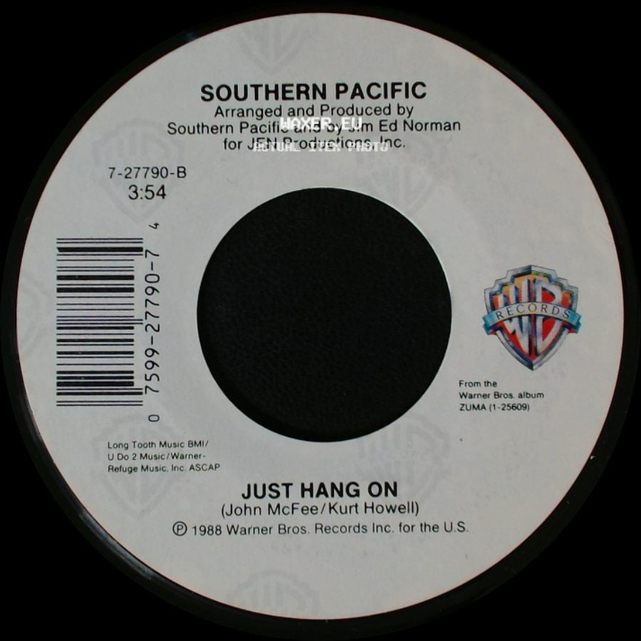 Southern Pacific - New Shade Of Blue / Just Hang On side B