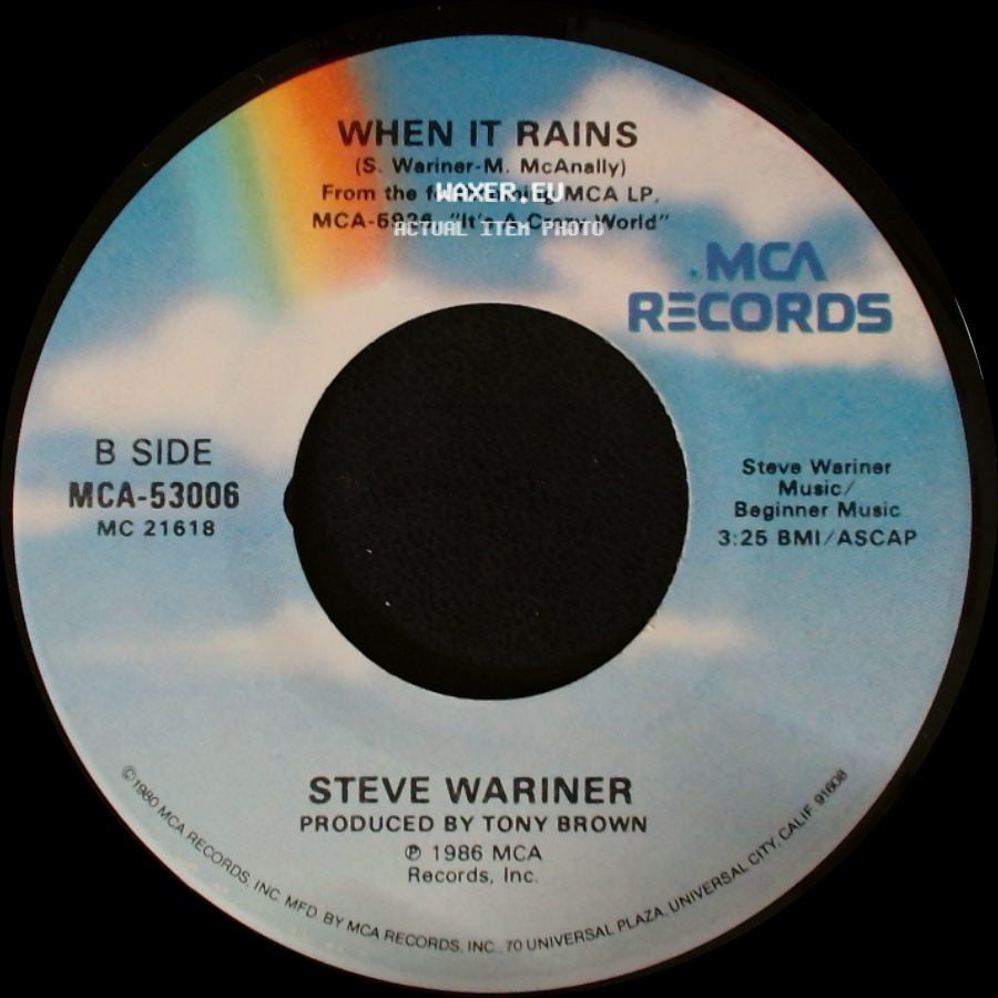 Steve Wariner - Small Town Girl / When It Rains side B
