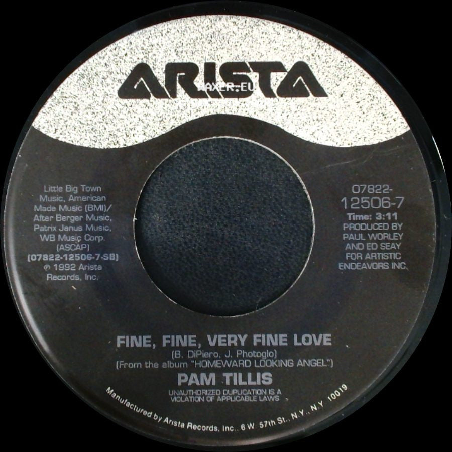 Pam Tillis - Fine, Fine, Very Fine Love / Let That Pony Run side A