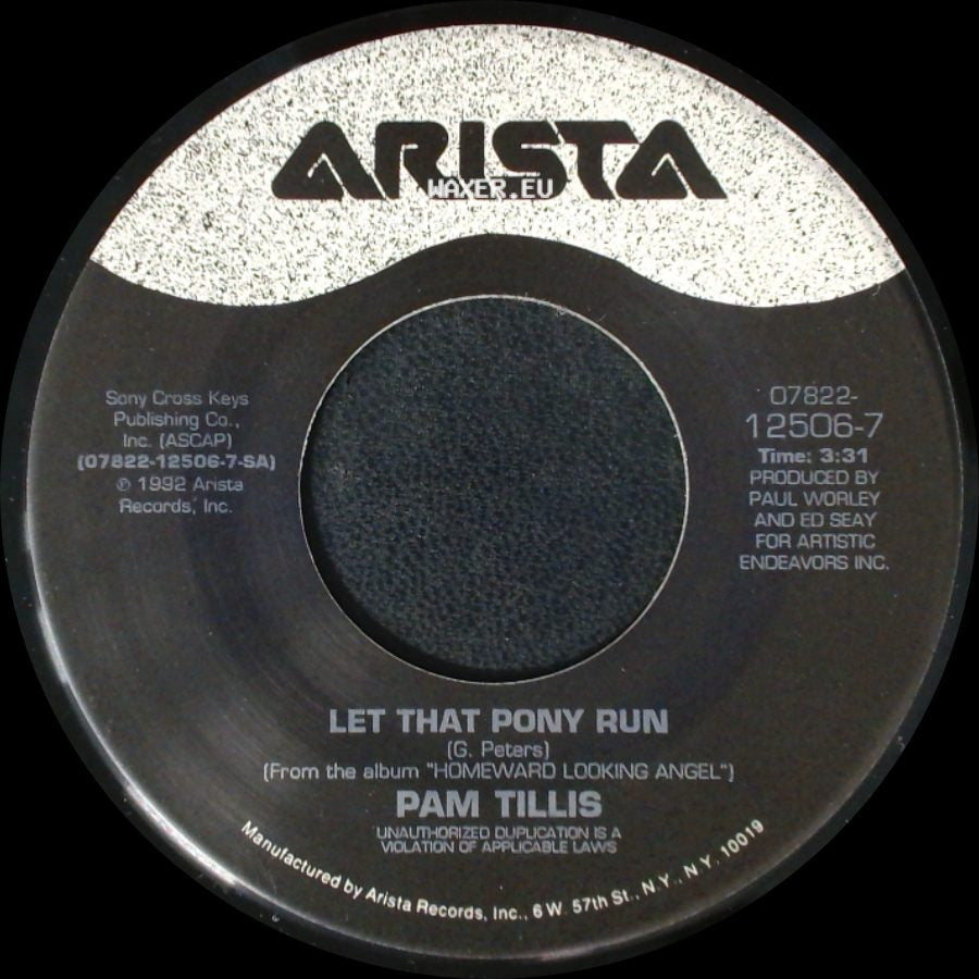 Pam Tillis - Fine, Fine, Very Fine Love / Let That Pony Run side B