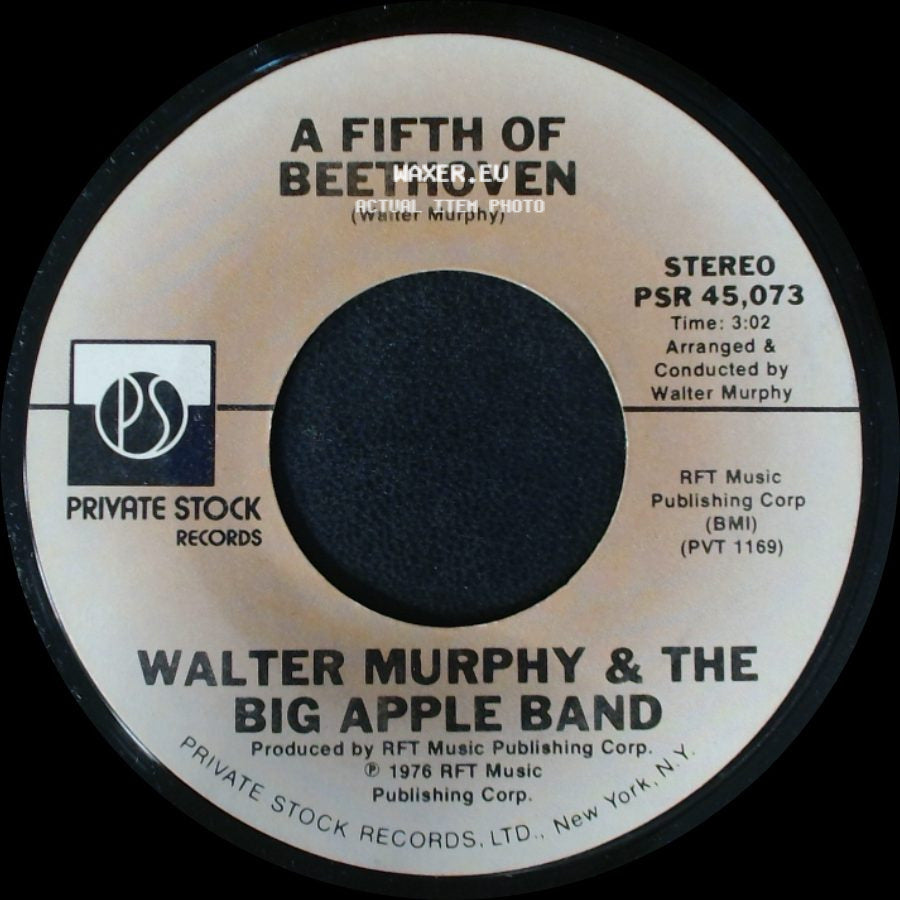 Walter Murphy & The Big Apple Band - California Strut / A Fifth Of Beethoven side B