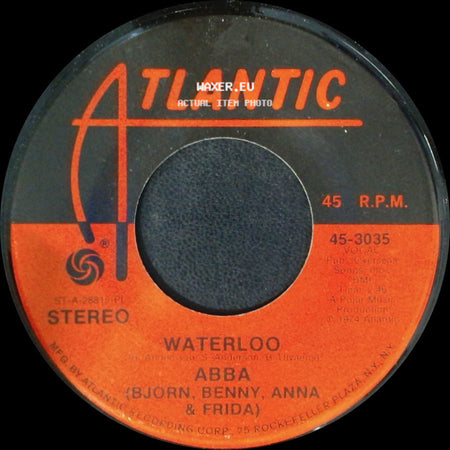 Abba (Bjorn, Benny, Anna & Frida) / Abba - Watch Out / Waterloo side B