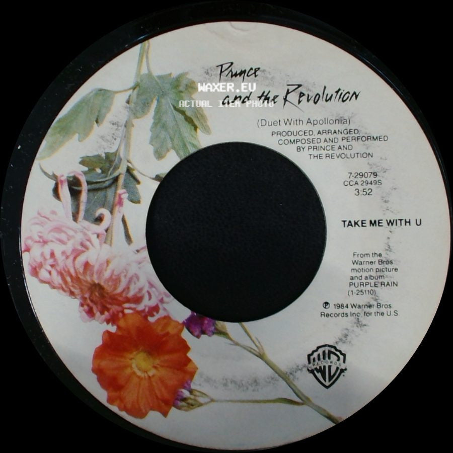 Prince And The Revolution - Take Me With U / Baby I'm A Star side A
