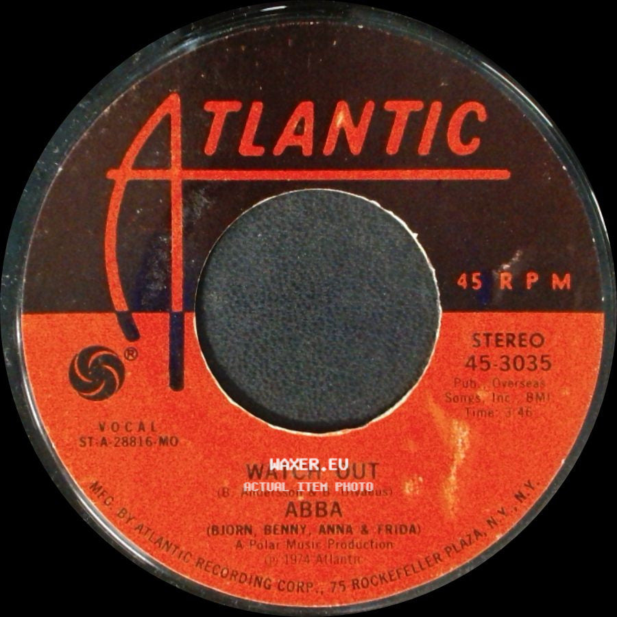 Abba - Waterloo / Watch Out side B