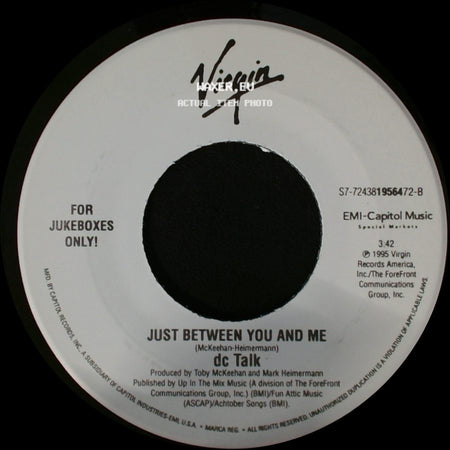 Dc Talk - Colored People / Just Between You And Me side B