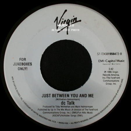 Dc Talk - Just Between You And Me / Colored People side A