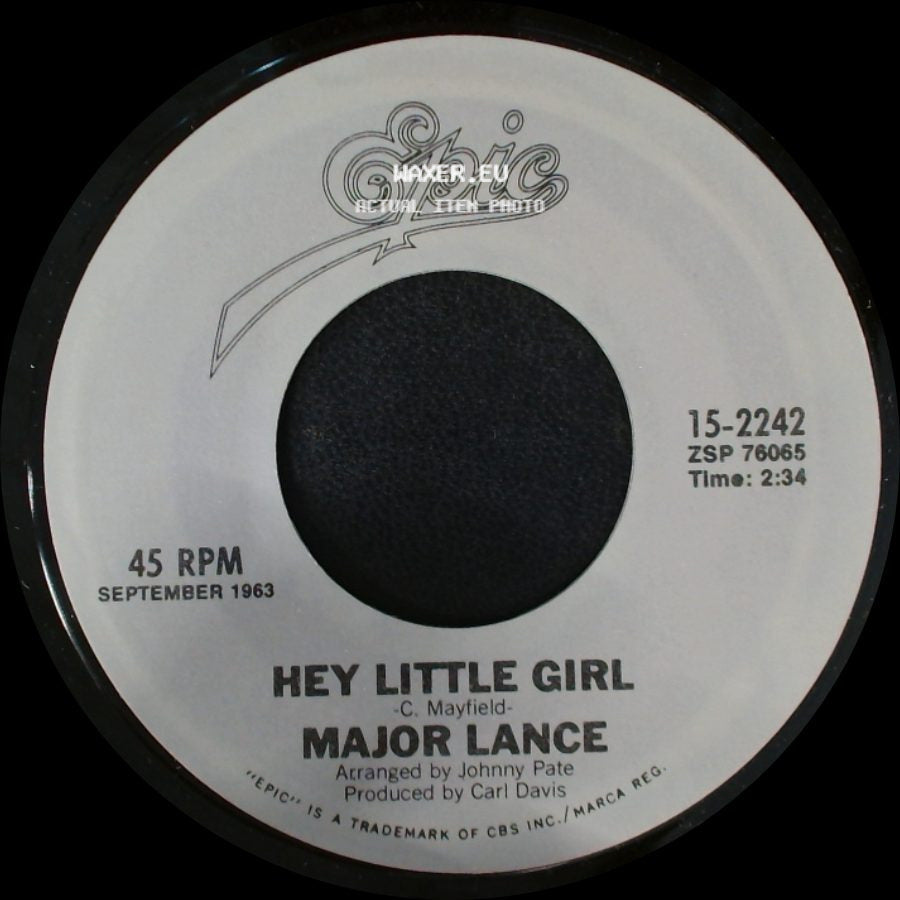 Major Lance - Hey Little Girl / The Matador side A