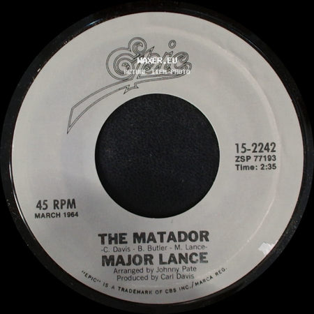 Major Lance - Hey Little Girl / The Matador side B