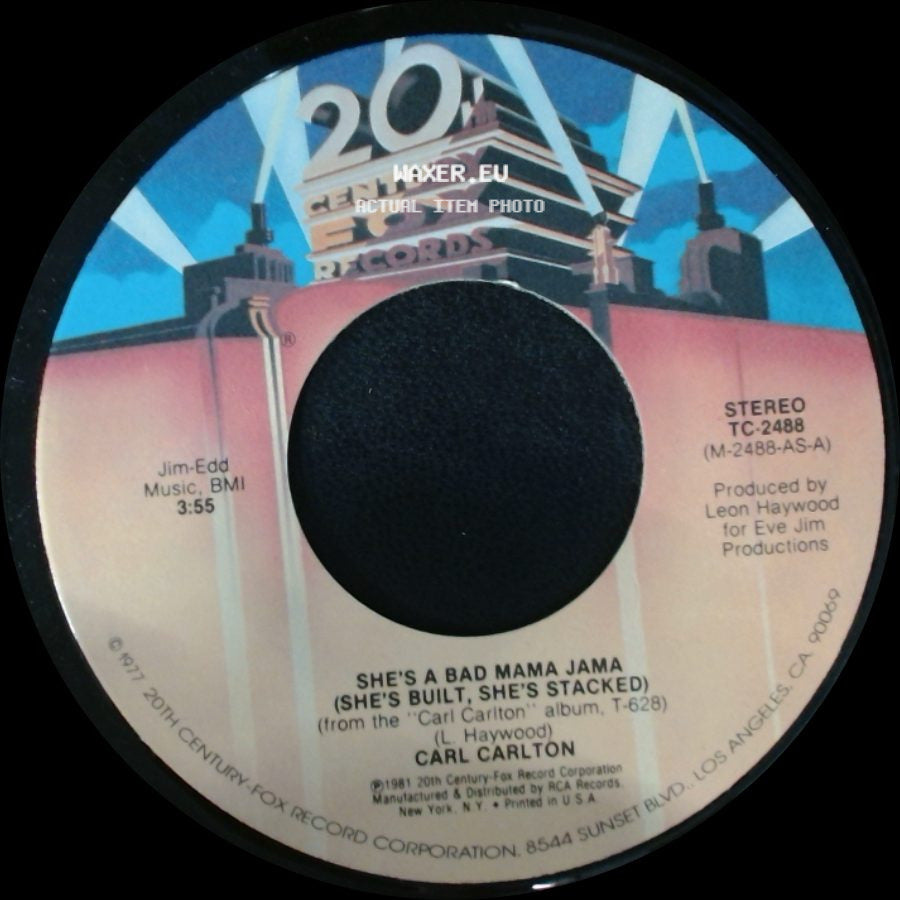 Carl Carlton - This Feeling's Rated X-Tra / She's A Bad Mama Jama (She's Built, She's Stacked) side B
