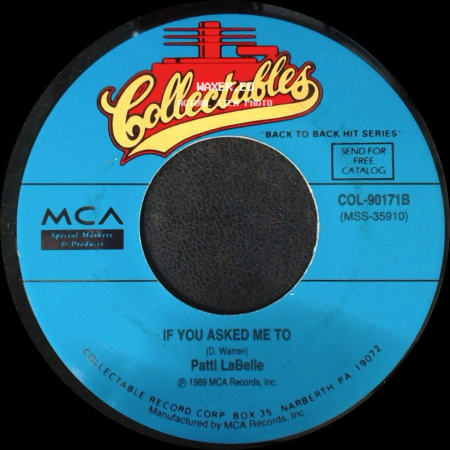Patti Labelle - Oh, People / If You Asked Me To side B
