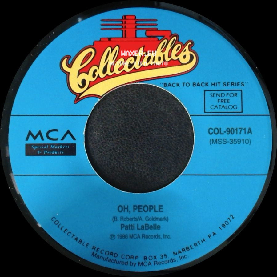 Patti Labelle - Oh, People / If You Asked Me To side A