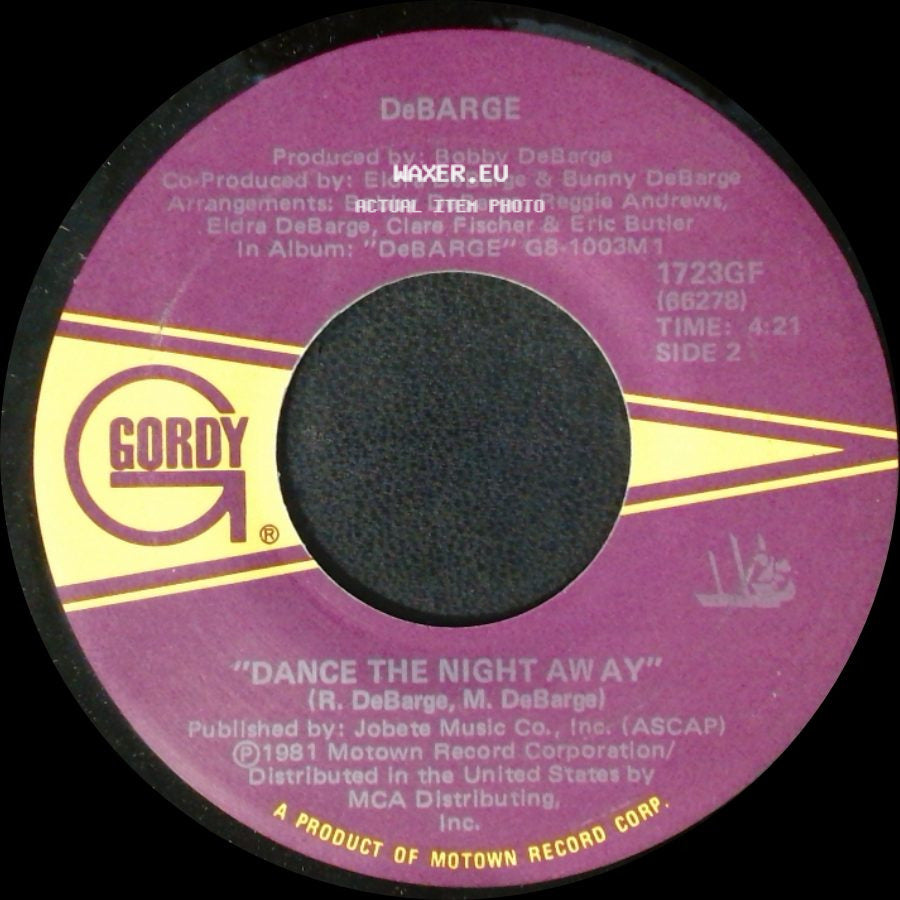 Debarge - Love Me In A Special Way / Dance The Night Away side B