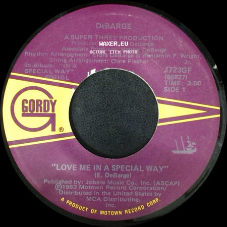 Debarge - Love Me In A Special Way / Dance The Night Away side A
